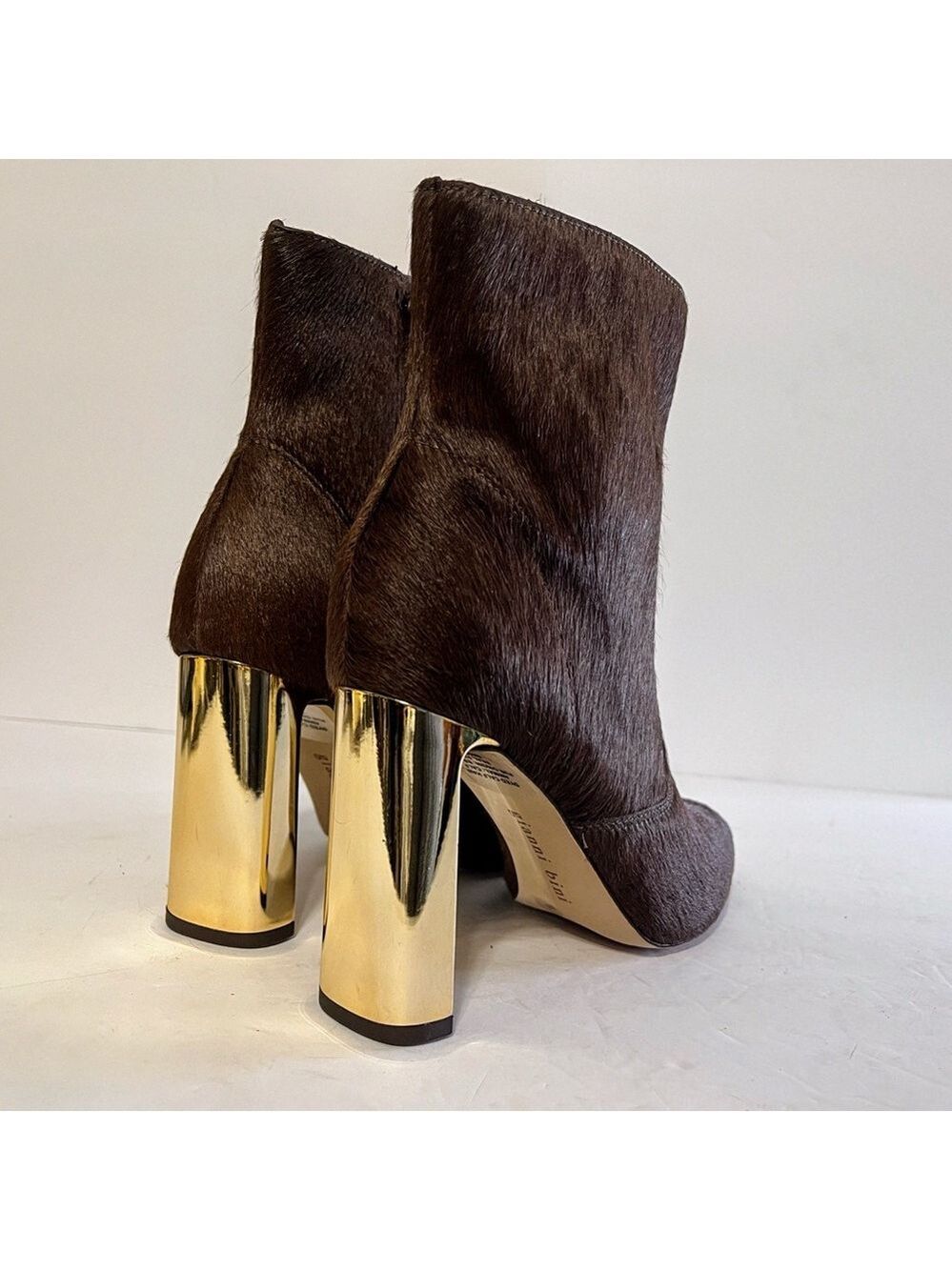 NWOB $160 Gianni Bini Mavis Calf Hair Heeled Boots - Picture 4 of 6